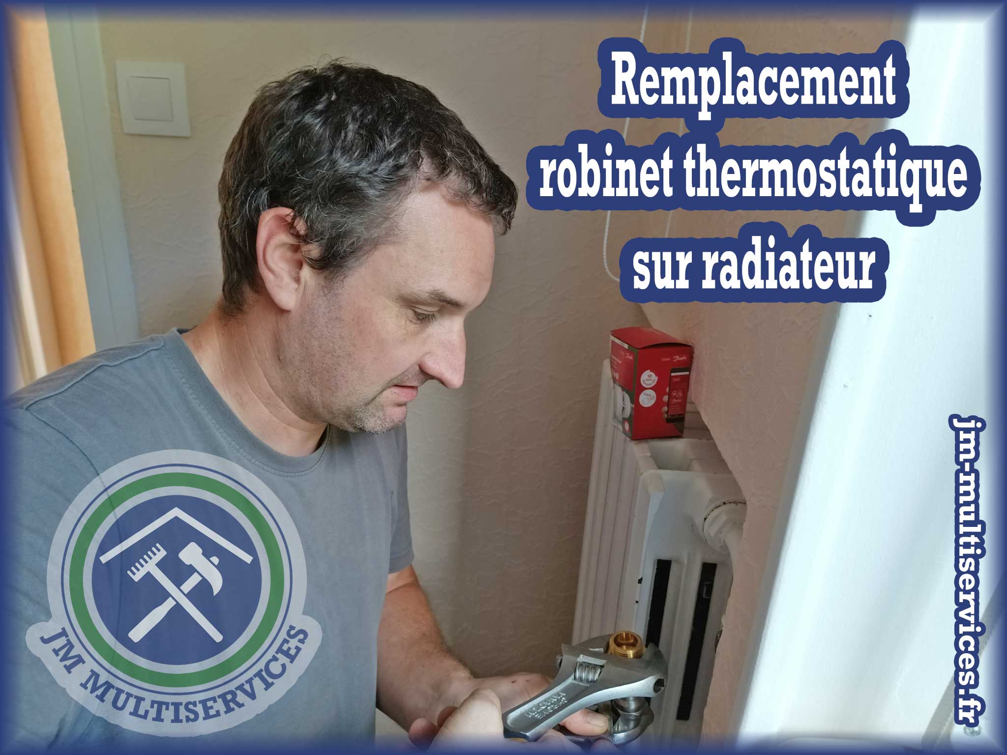 remplacement vanne thermostatique sur radiateur