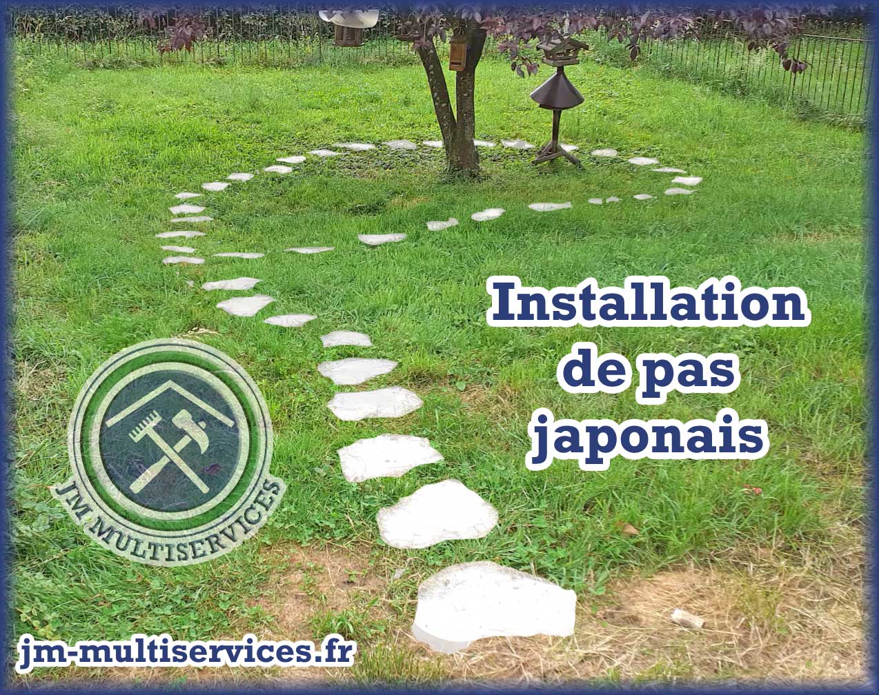Pose de pas japonais – JM-Multiservices Ardennes