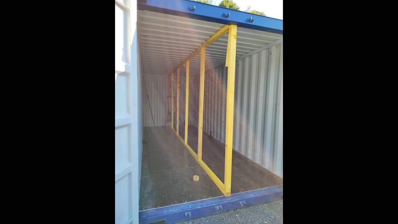 Structure en chevrons terminée