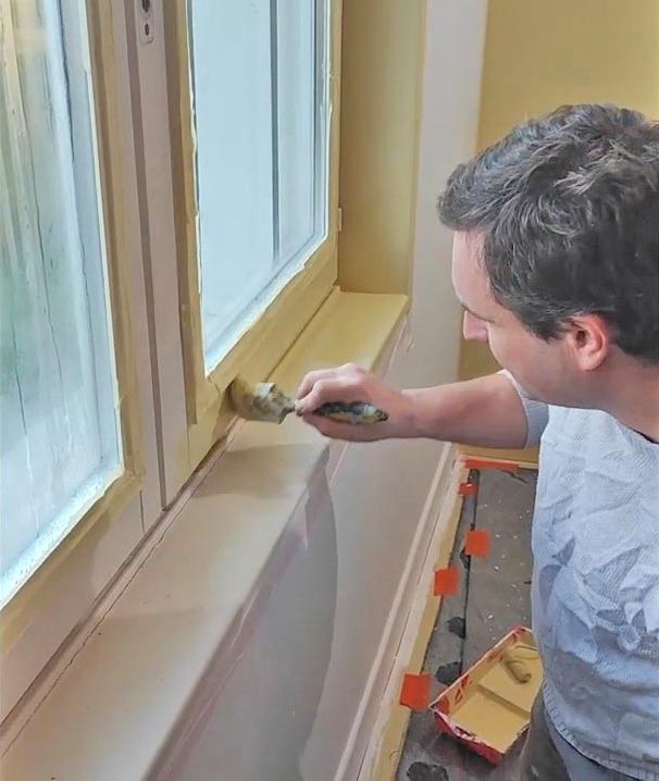 Remise en peinture de boiseries